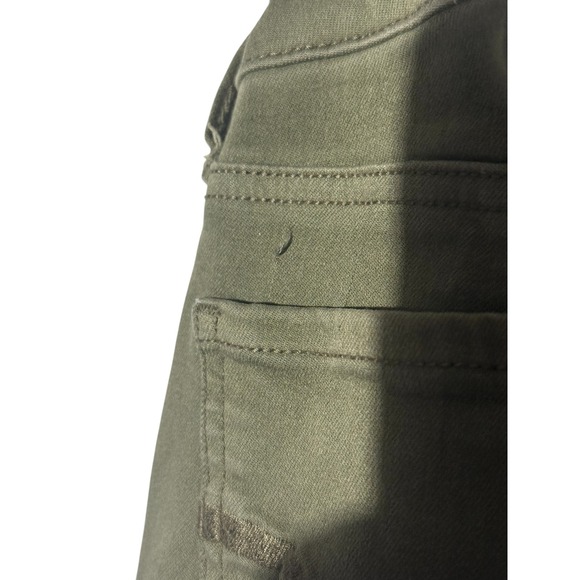American Eagle Outfitters Women Olive Green Super Stretch X Skinny Jeans Pants - Picture 3 of 8